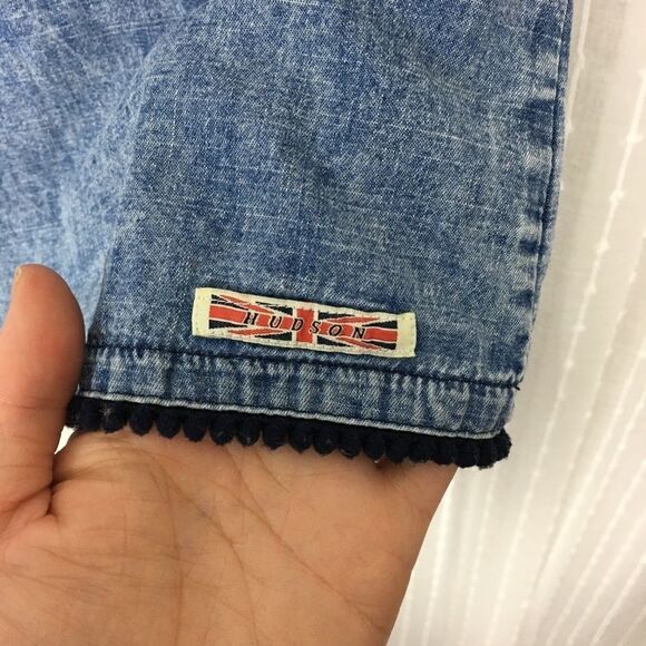 Hudson Embroidered Denim Dress - Picture 5 of 8